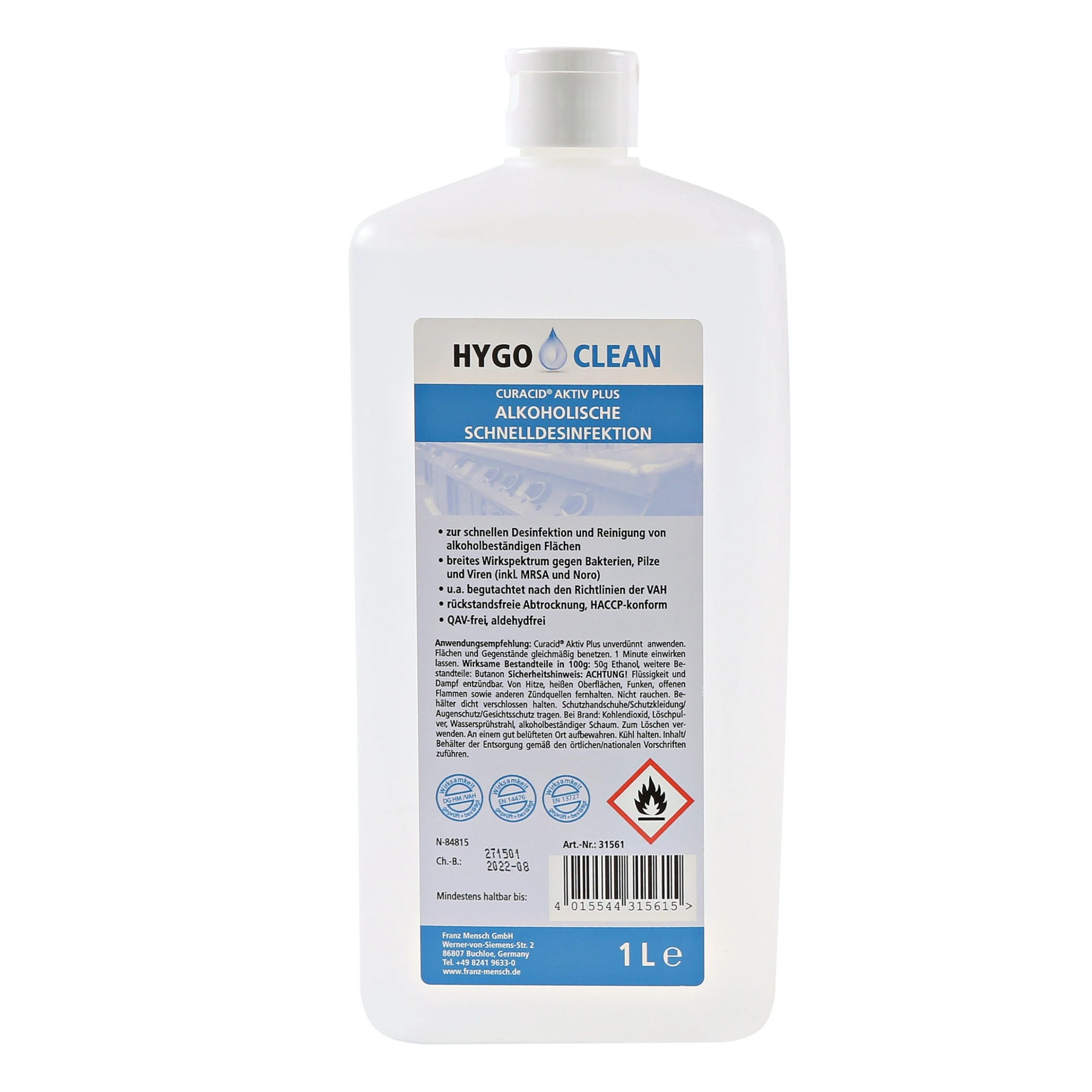 Null Flächendesinfektion Desinfektionsmittel 4 X 5 Liter Kanister 4 Null Flächendesinfektion Desinfektionsmittel 4 X 5 Liter Kanister – Bild 4