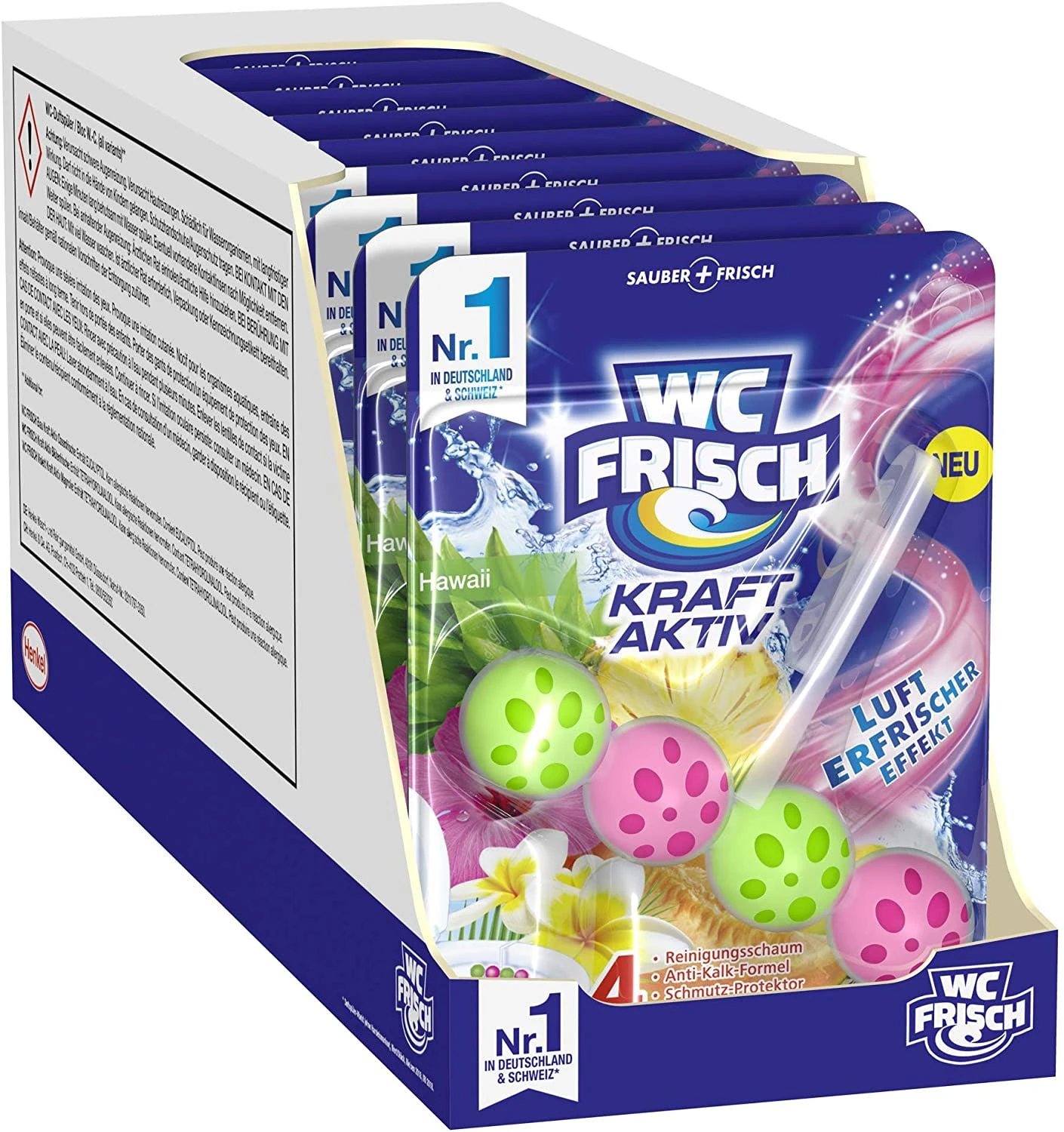 Null WC Frisch Duftspüler Set 1x 50g Minze & 1x 50g Urlaubsträume Hawaii WC Reiniger 3 Null WC Frisch Duftspüler Set 1x 50g Minze & 1x 50g Urlaubsträume Hawaii WC Reiniger – Bild 3