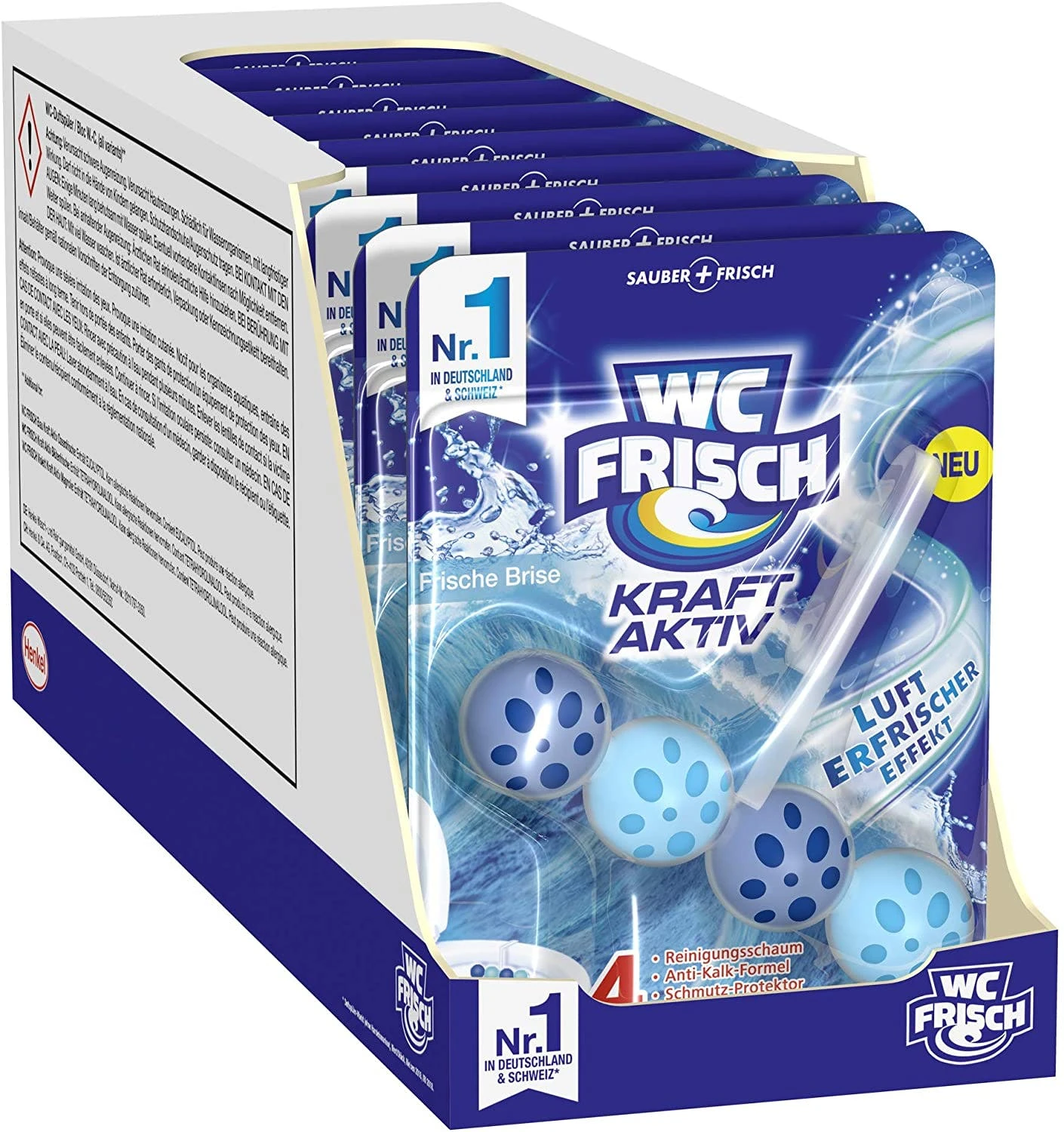 Null WC-Frisch Kraft Aktiv Duftspüler Coconut Water 10x50g WC Reiniger Reinigung 5 Null WC-Frisch Kraft Aktiv Duftspüler Coconut Water 10x50g WC Reiniger Reinigung – Bild 5