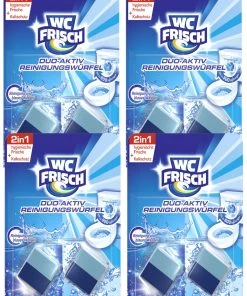 Null WC Frisch Duo-Aktiv 4er Pack Reinigungswürfel 4x2 Stück WC Reiniger Reinigung