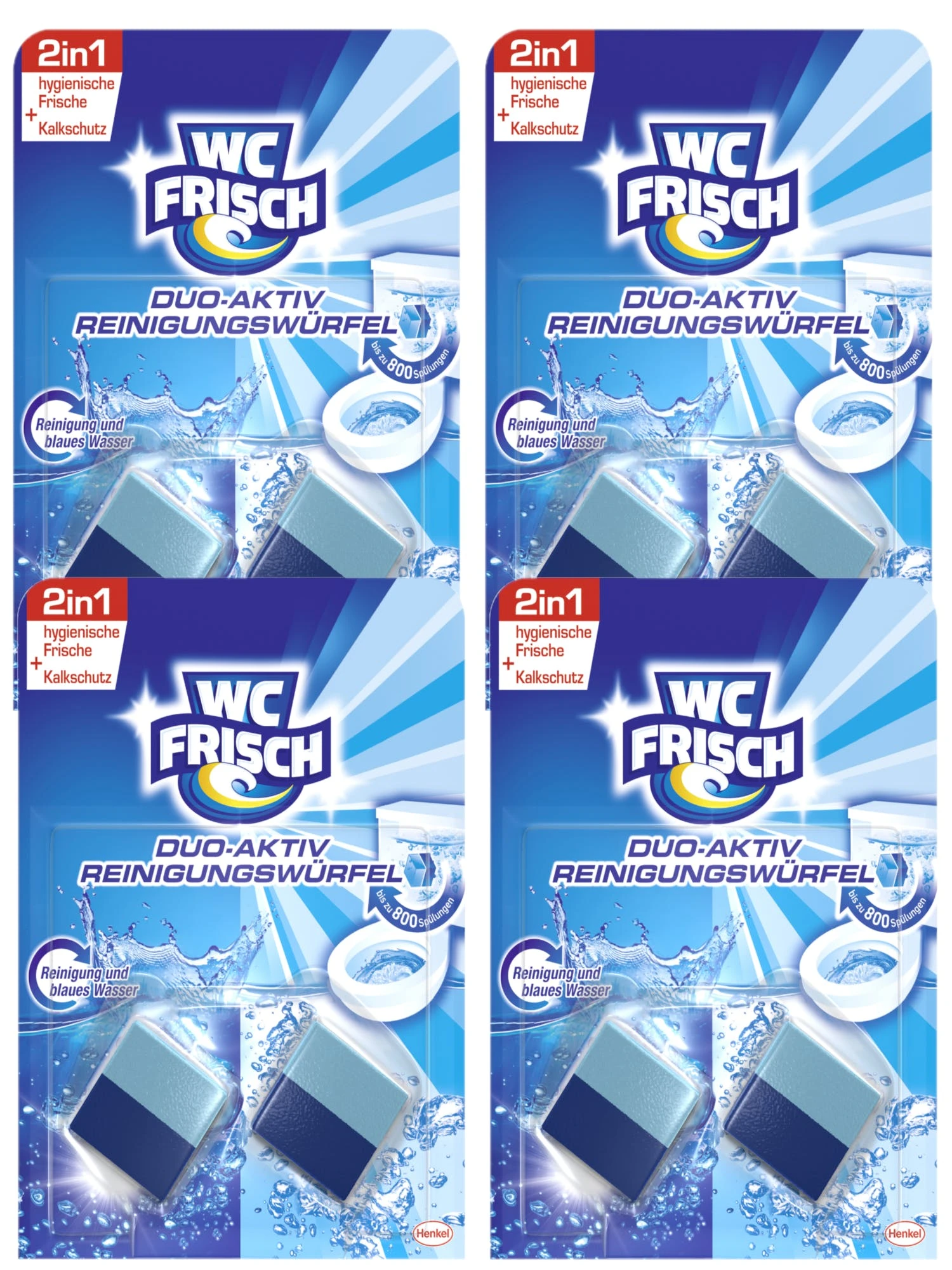 Null WC FRISCH Duo-Aktiv Reinigungswürfel Für Wasserkästen 5x 2 Stück Bad Reinigung 3 Null WC FRISCH Duo-Aktiv Reinigungswürfel Für Wasserkästen 5x 2 Stück Bad Reinigung – Bild 3