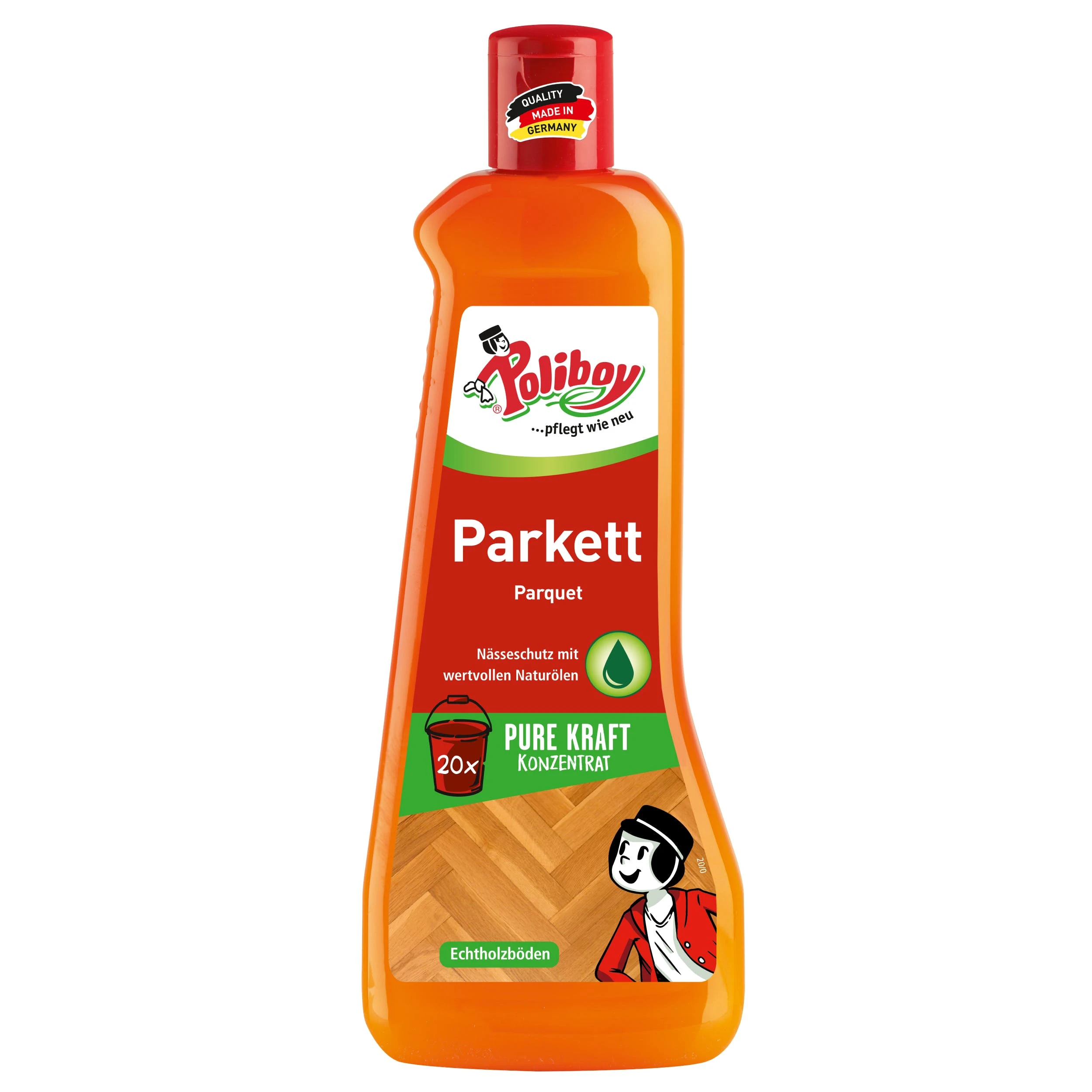 Null Poliboy Parkett Pflegekonzentrat - Zur Reinigung Und Pflege Aller Lackierten, Lasierten & Versiegelten Holzflächen - 500 Ml - Made In Germany 1 Null Poliboy Parkett Pflegekonzentrat - Zur Reinigung Und Pflege Aller Lackierten, Lasierten & Versiegelten Holzflächen - 500 Ml - Made In Germany