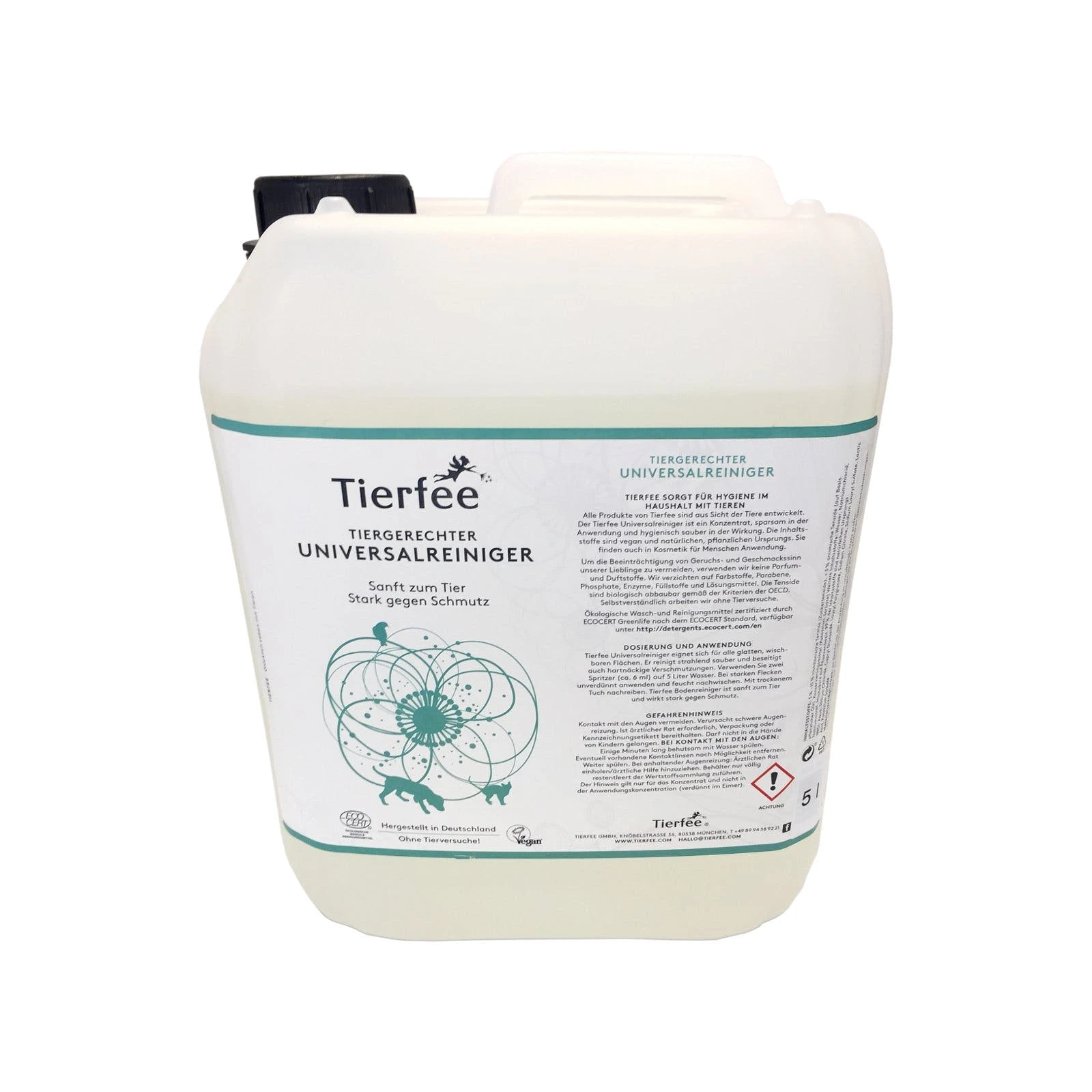 Null Tierfee-Set Ökologischer Universalreiniger + Geschirrspülmittel, Je 500 Ml 2 Null Tierfee-Set Ökologischer Universalreiniger + Geschirrspülmittel, Je 500 Ml – Bild 2