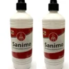Null 2x 1000ml Sanimo Handdesinfektionsmittel - Anwendungsfertig - Nach Rezept Der WHO Desinfektionsmittel Hände Nachfüllflasche