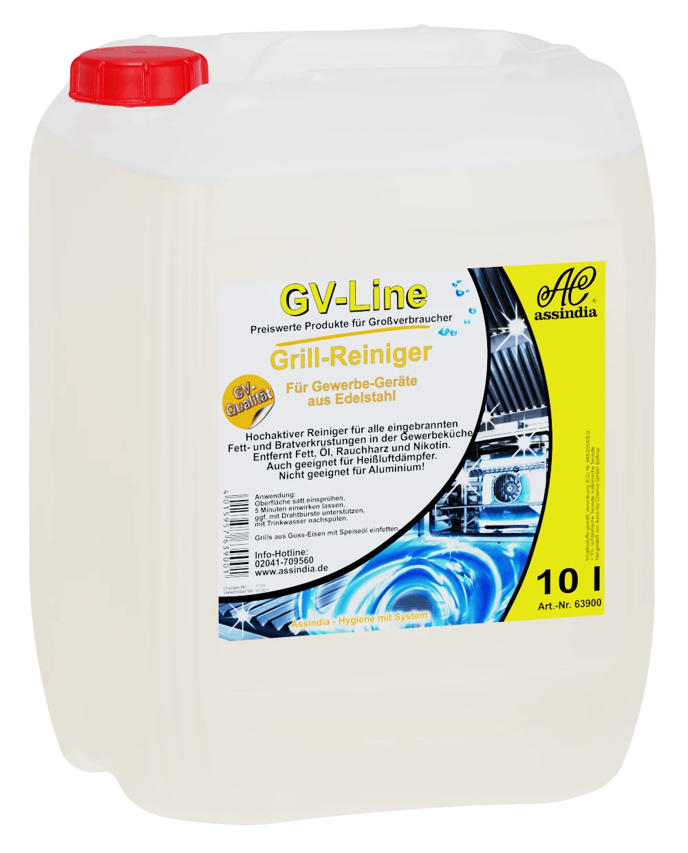 Assindia Grillreiniger GV-Line 5l 2 Assindia Grillreiniger GV-Line 5l – Bild 2