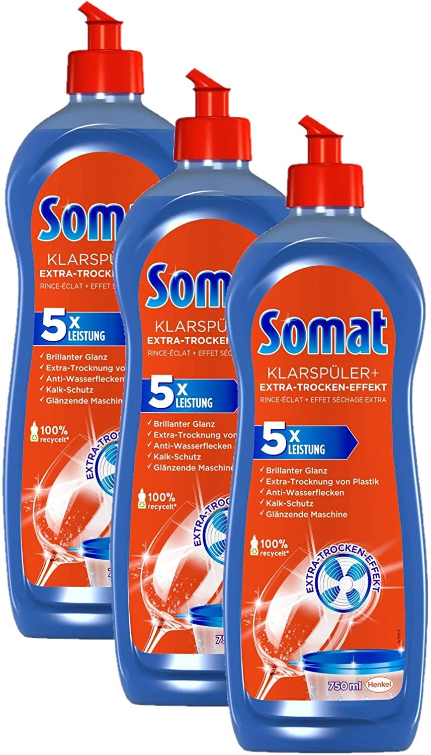 Somat Klarspüler Geschirrreiniger 5x750 Ml Spülmaschinenreiniger Reinigung 5 Somat Klarspüler Geschirrreiniger 5x750 Ml Spülmaschinenreiniger Reinigung – Bild 5
