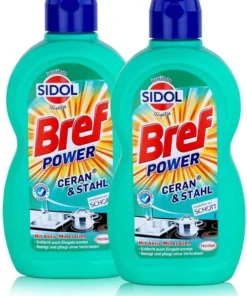 Null Sidol Ceran & Stahl Reiniger Entfernt Auch Eingebranntes 2x500 Ml Reinigen