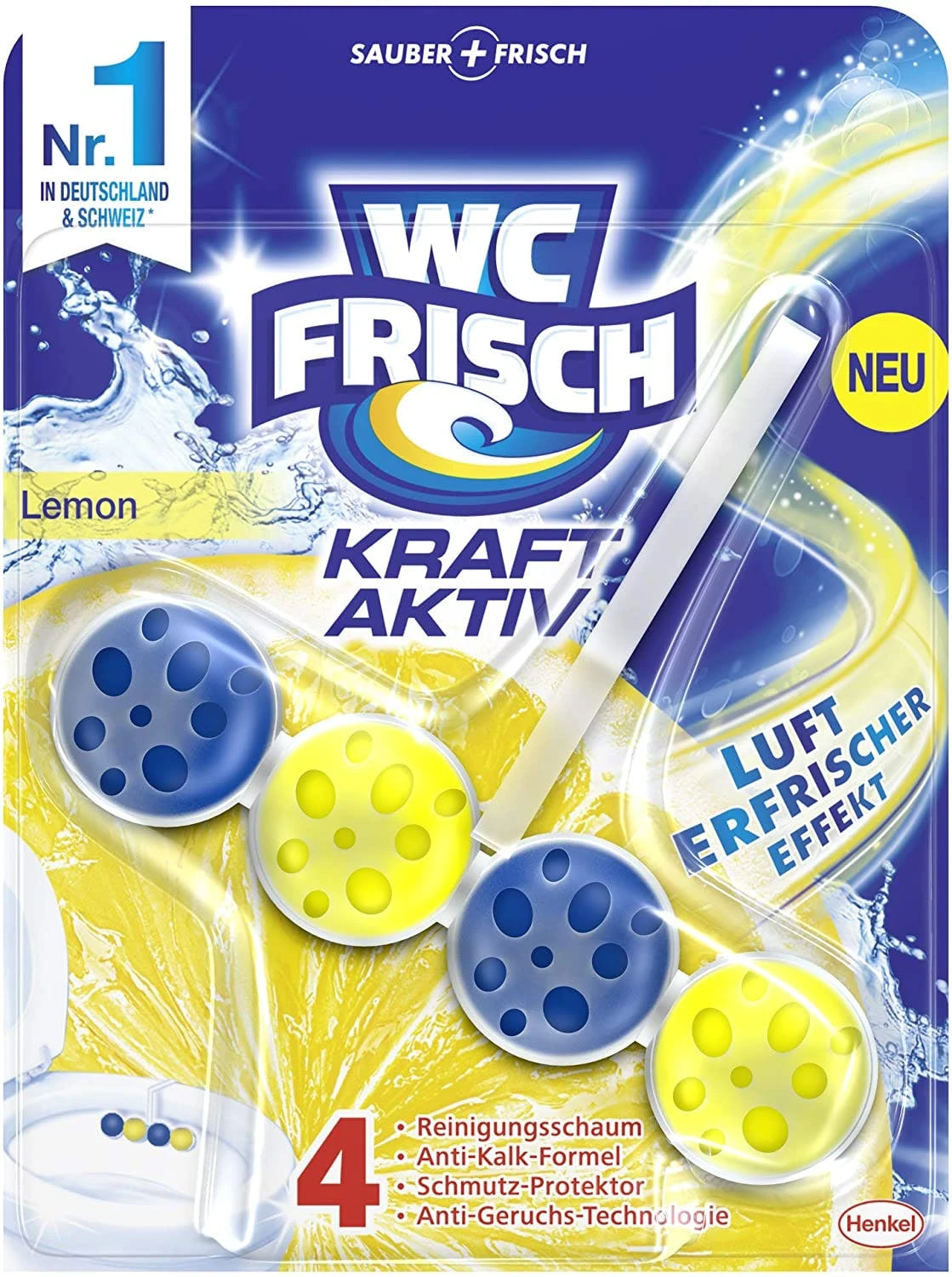 Null WC Frisch Kraft-Aktiv Pro Nature Minze WC-Reiniger 1 Stück Badreiniger 4 Null WC Frisch Kraft-Aktiv Pro Nature Minze WC-Reiniger 1 Stück Badreiniger – Bild 4