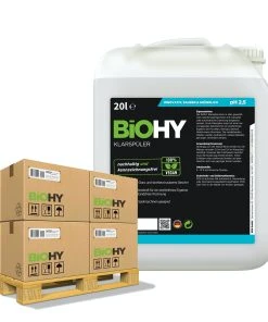 Null BiOHY Klarspüler (24x20l Kanister) |  Ökologisches Hochkonzentrat | Geeignet Für Alle Spülmaschinen, Für Unschlagbaren Glanz Auf Gläsern & Geschirr