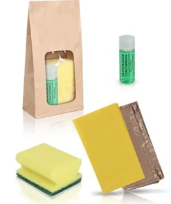 Null Amenities- Reinigungsset In Bio Box Nr. 1 Für Touristenunterkünfte - 30 Stück