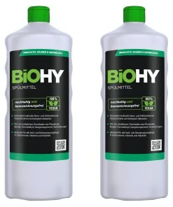 Null BiOHY Spülmittel (480x1l Flasche) | Frei Von Schädlichen Chemikalien & Biologisch Abbaubar | Glanz- & Fettlöseformel 11 Null BiOHY Spülmittel (480x1l Flasche) | Frei Von Schädlichen Chemikalien & Biologisch Abbaubar | Glanz- & Fettlöseformel -WC Frisch-Shop 3b4b4d80 cc50 47f5 b24a e9f17477b506 4