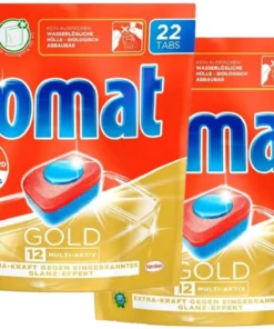 Somat 12 Gold Multiaktiv Spülmaschinentabs 2x22 Tabs Geschirrspültabs Reinigung