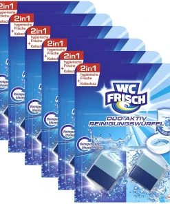 Null WC FRISCH Duo-Aktiv 6er Pack Reinigungswürfel Wasserkästen 6x2 Stück WC Reiniger