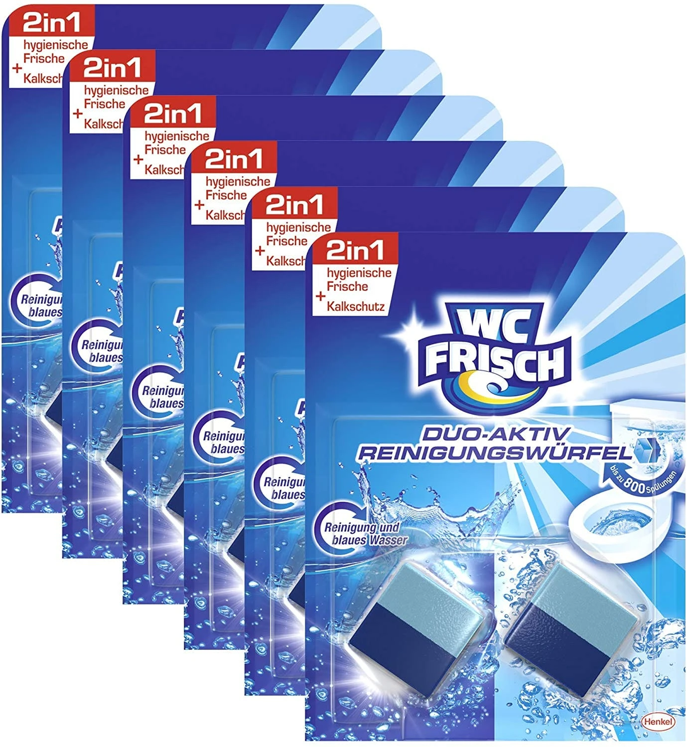 Null WC FRISCH Duo-Aktiv Reinigungswürfel Für Wasserkästen 5x 2 Stück Bad Reinigung 2 Null WC FRISCH Duo-Aktiv Reinigungswürfel Für Wasserkästen 5x 2 Stück Bad Reinigung – Bild 2