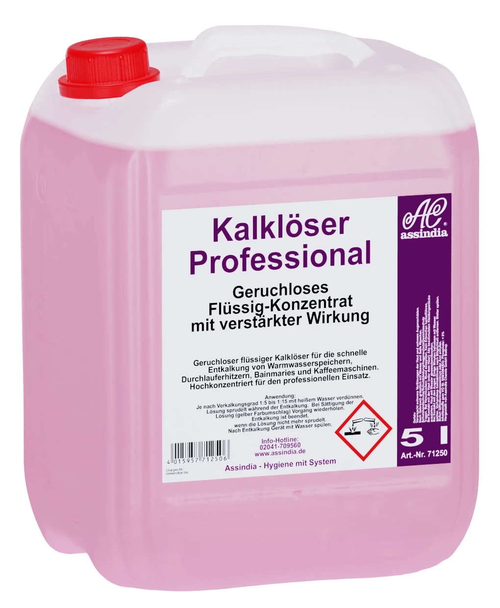 Assindia Kalklöser Professional 1000ml 2 Assindia Kalklöser Professional 1000ml – Bild 2