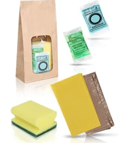 Null Amenities- Reinigungsset In Kraftpapiertüte Nr.7 Für Touristenunterkünfte - 42 Stück