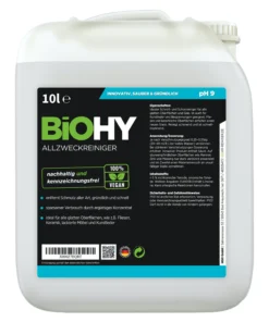 BiOHY Allzweckreiniger Konzentrat (10l Kanister) | Schonender Profi - Universalreiniger Für Haushalt Und Auto | Vollständig Biologisch Abbaubar