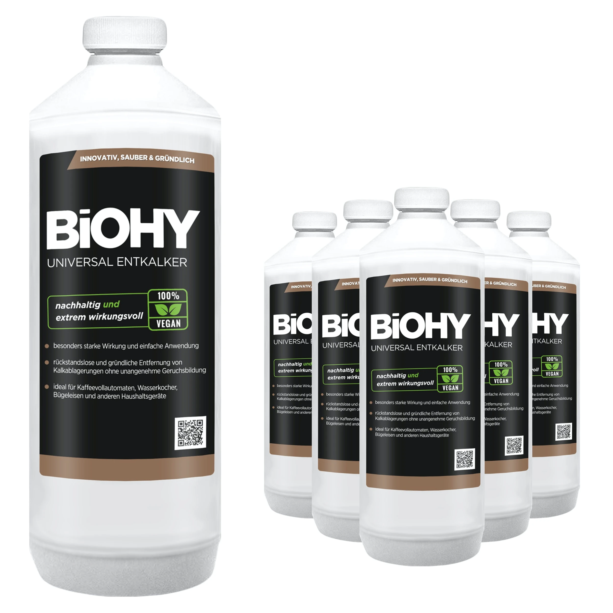 Null BiOHY Universal Entkalker (3x1l Flasche) | Konzentrat Für 20 Entkalkungsvorgänge Pro Flasche | Kompatibel Mit Allen Kaffeevollautomaten 3 Null BiOHY Universal Entkalker (3x1l Flasche) | Konzentrat Für 20 Entkalkungsvorgänge Pro Flasche | Kompatibel Mit Allen Kaffeevollautomaten – Bild 3