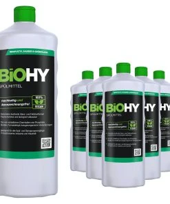 Null BiOHY Spülmittel (2x1l Flasche) | Frei Von Schädlichen Chemikalien & Biologisch Abbaubar | Glanz- & Fettlöseformel -WC Frisch-Shop 51e5b1eb a538 4fb4 899d 5b6af880bb28 2
