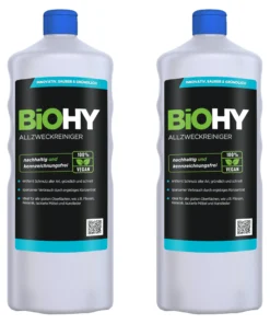 BiOHY Allzweckreiniger Konzentrat (9x1l Flasche) | Schonender Profi - Universalreiniger Für Haushalt Und Auto | Vollständig Biologisch Abbaubar -WC Frisch-Shop 54555f15 adb6 4f8f bcd6 53d4ffab52b2 2