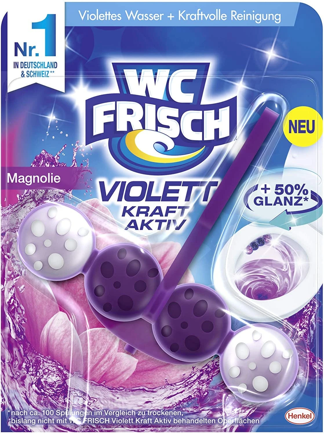Null WC Frisch Kraft-Aktiv Pro Nature Minze WC-Reiniger 1 Stück Badreiniger 5 Null WC Frisch Kraft-Aktiv Pro Nature Minze WC-Reiniger 1 Stück Badreiniger – Bild 5