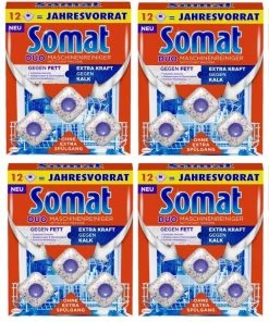 Somat Duo Maschinenreiniger Tabs Geschirrspül Reiniger 8x12 Stück Spülmittel