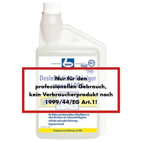 Dr-becher Dr. Becher "Dr. Becher" Desinfektions-Reiniger 1 L Super F6000 Mit Dosierkopf 3 Dr-becher Dr. Becher "Dr. Becher" Desinfektions-Reiniger 1 L Super F6000 Mit Dosierkopf – Bild 3