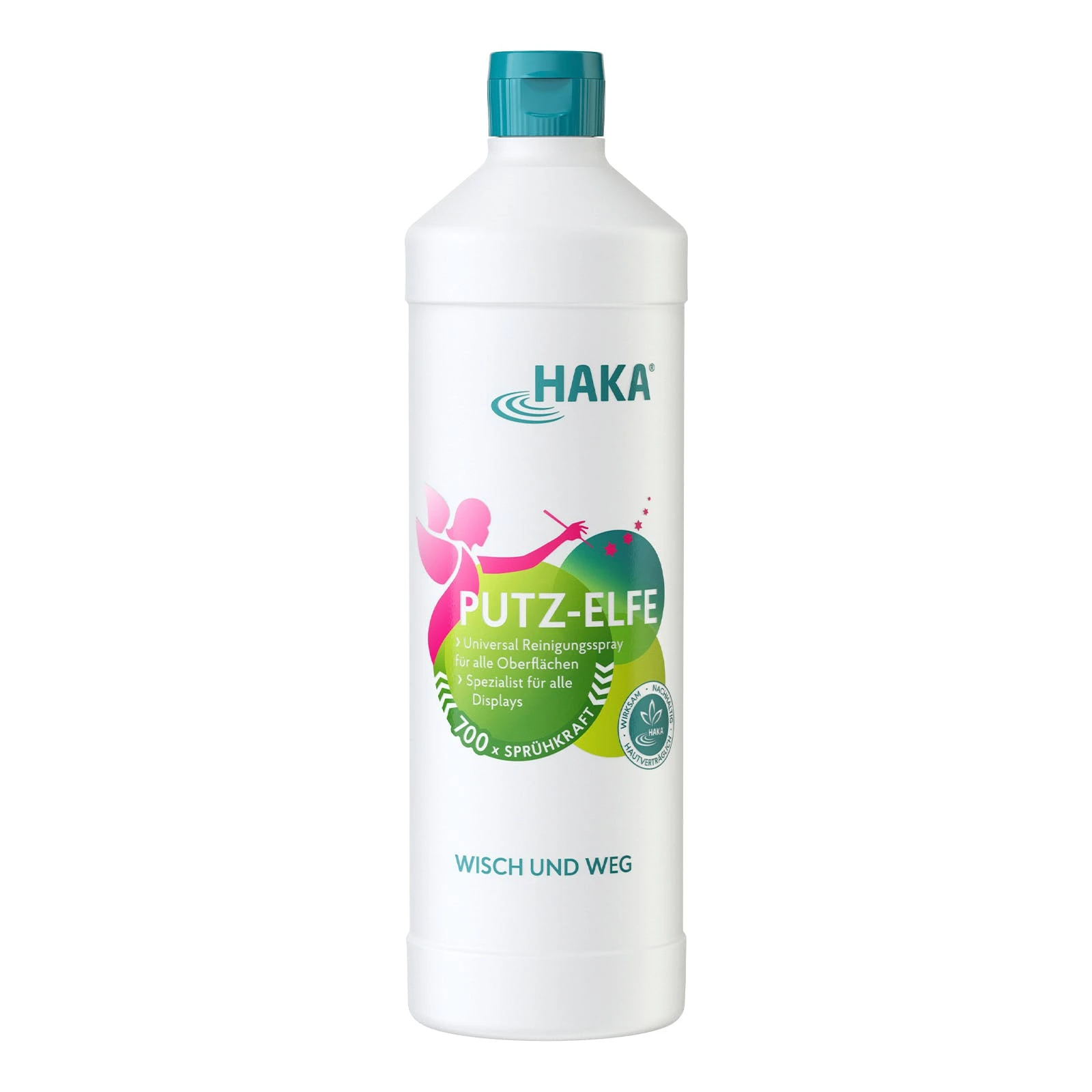 Null HAKA Putz-Elfe Universalreinigungsspray Für Glas, Displays, 1 Liter Nachfüllflasche 1 Null HAKA Putz-Elfe Universalreinigungsspray Für Glas, Displays, 1 Liter Nachfüllflasche