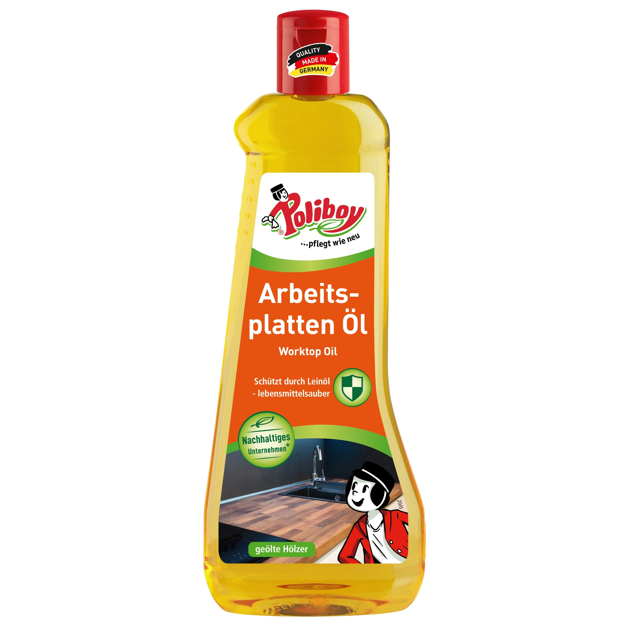 Null Poliboy Holz Reiniger Konzentrat - Für Alle Abwaschbaren Hölzer - Kraftvolle Reinigung Und Sanfte Pflege - 500 Ml - Made In Germany 7 Null Poliboy Holz Reiniger Konzentrat - Für Alle Abwaschbaren Hölzer - Kraftvolle Reinigung Und Sanfte Pflege - 500 Ml - Made In Germany – Bild 7