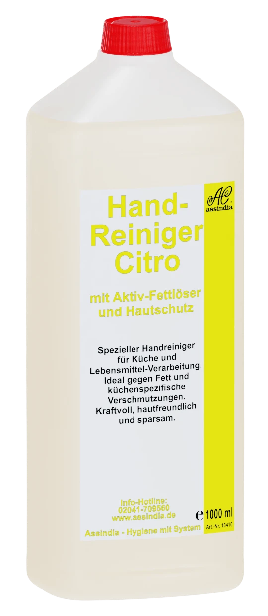 Assindia Handreiniger Citro Mit Fettlösekraft 1000ml 1 Assindia Handreiniger Citro Mit Fettlösekraft 1000ml