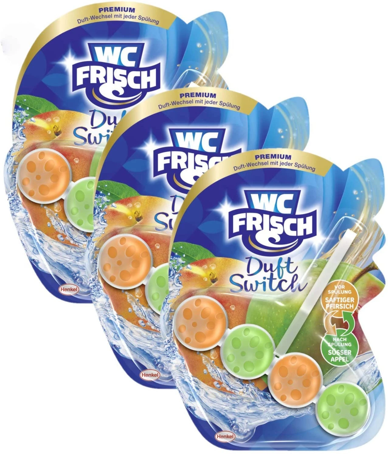 Null WC FRISCH Duo-Duftspüler Lemon WC-Reiniger WC-Duftstein Nachfüllpack 1x2 Stück 7 Null WC FRISCH Duo-Duftspüler Lemon WC-Reiniger WC-Duftstein Nachfüllpack 1x2 Stück – Bild 7