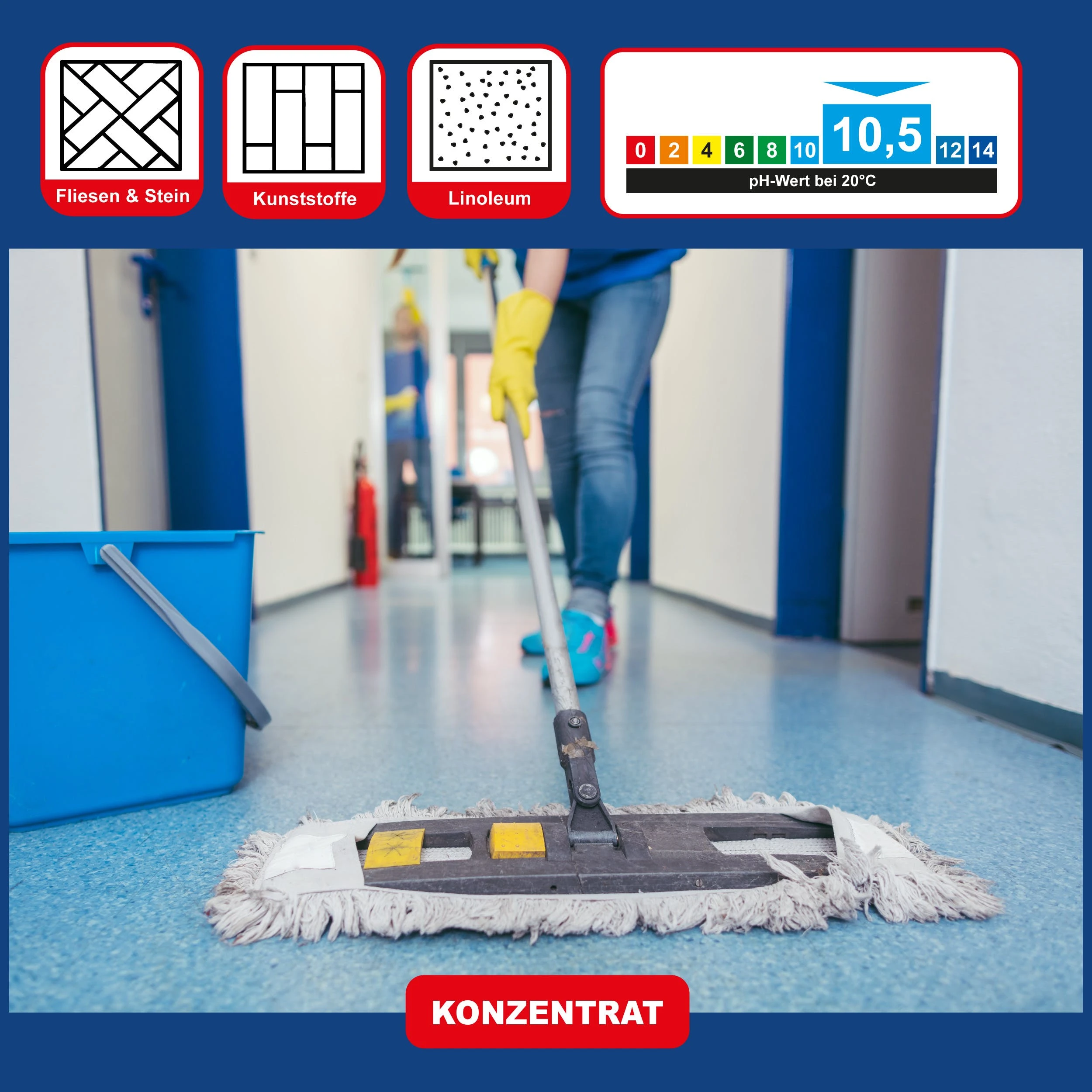 Null Putzboy Boden Kraftreiniger - Konzentrat - 1 Liter - Putzmittel Für Wasserfeste Böden - Made In Germany 6 Null Putzboy Boden Kraftreiniger - Konzentrat - 1 Liter - Putzmittel Für Wasserfeste Böden - Made In Germany – Bild 6