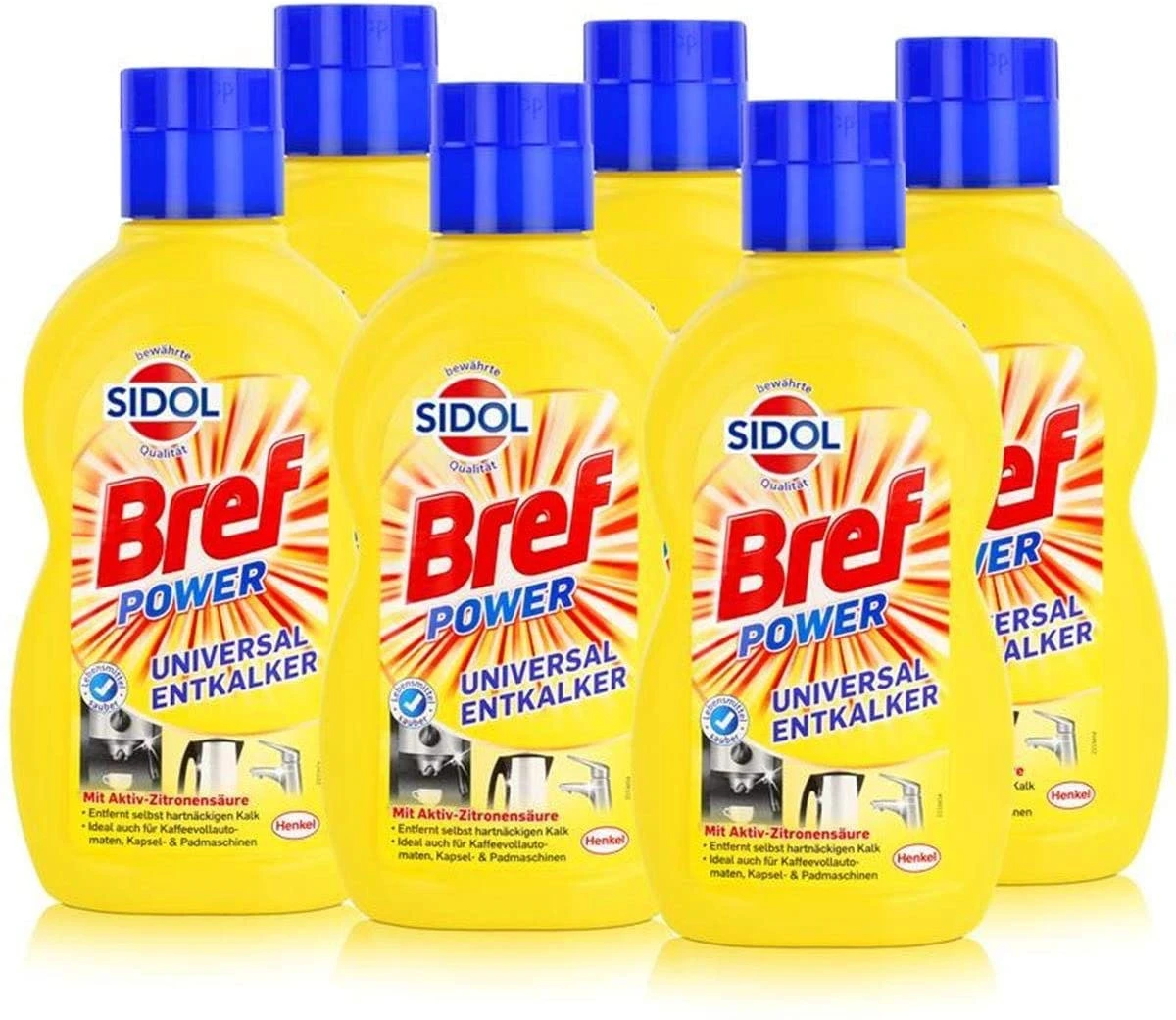 Null Bref Sidol Universal-Entkalker 3x500 Ml Reiniger Reinigungsmittel Sauberkeit 3 Null Bref Sidol Universal-Entkalker 3x500 Ml Reiniger Reinigungsmittel Sauberkeit – Bild 3