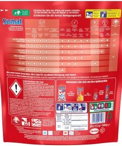 Somat Excellence 4in1 Caps 8x20 Caps Spülmaschinen Reinigung Geschirrspülmittel -WC Frisch-Shop 760ca1c7 328b 44e3 b5e3 730be959c724