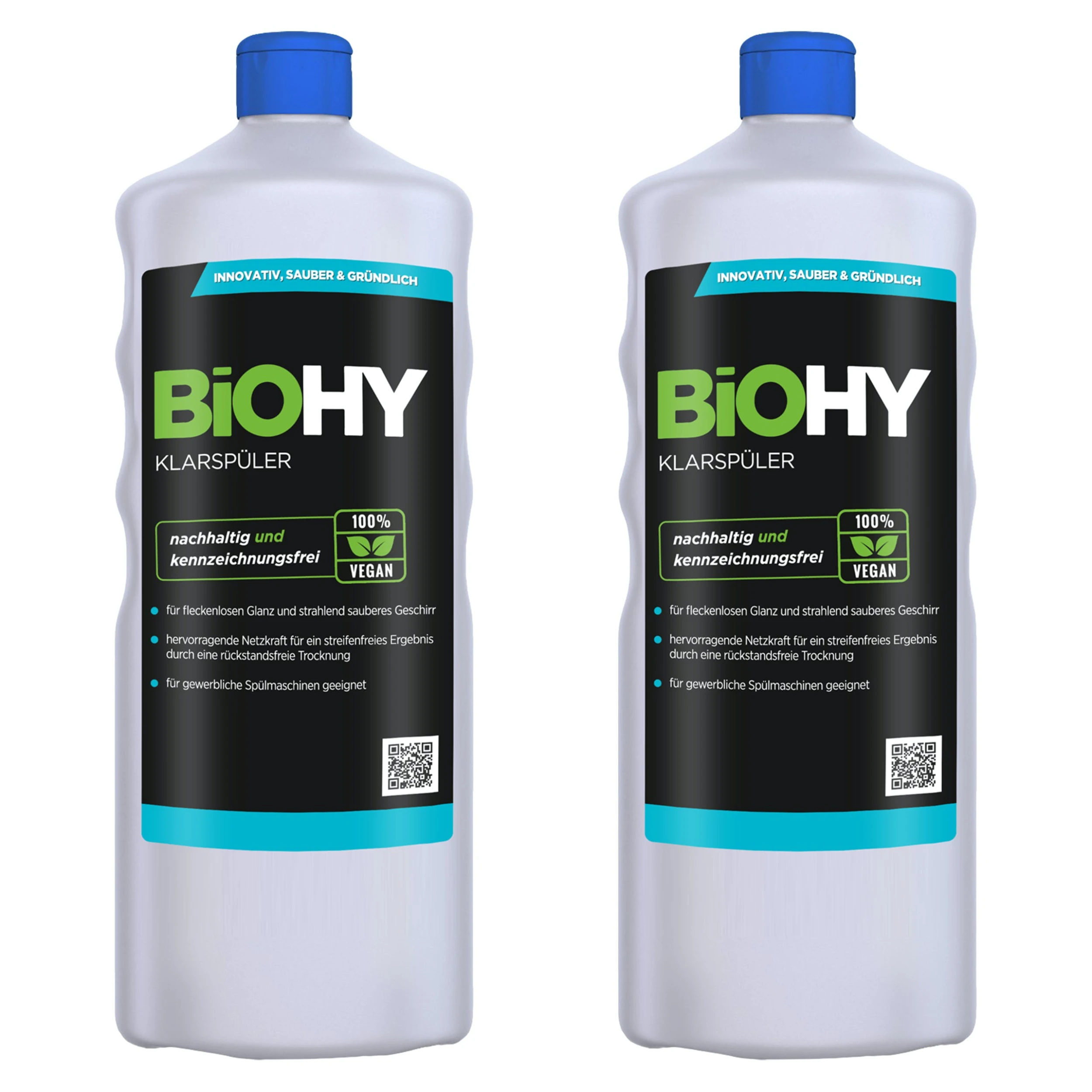Null BiOHY Klarspüler (1l Flasche) | Ökologisches Hochkonzentrat | Geeignet Für Alle Spülmaschinen, Für Unschlagbaren Glanz Auf Gläsern & Geschirr 2 Null BiOHY Klarspüler (1l Flasche) | Ökologisches Hochkonzentrat | Geeignet Für Alle Spülmaschinen, Für Unschlagbaren Glanz Auf Gläsern & Geschirr – Bild 2