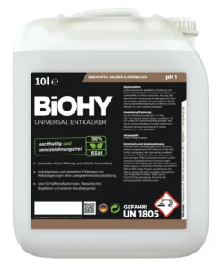 Null BiOHY Universal Entkalker (10l Kanister) | Konzentrat Für 20 Entkalkungsvorgänge Pro Flasche | Kompatibel Mit Allen Kaffeevollautomaten