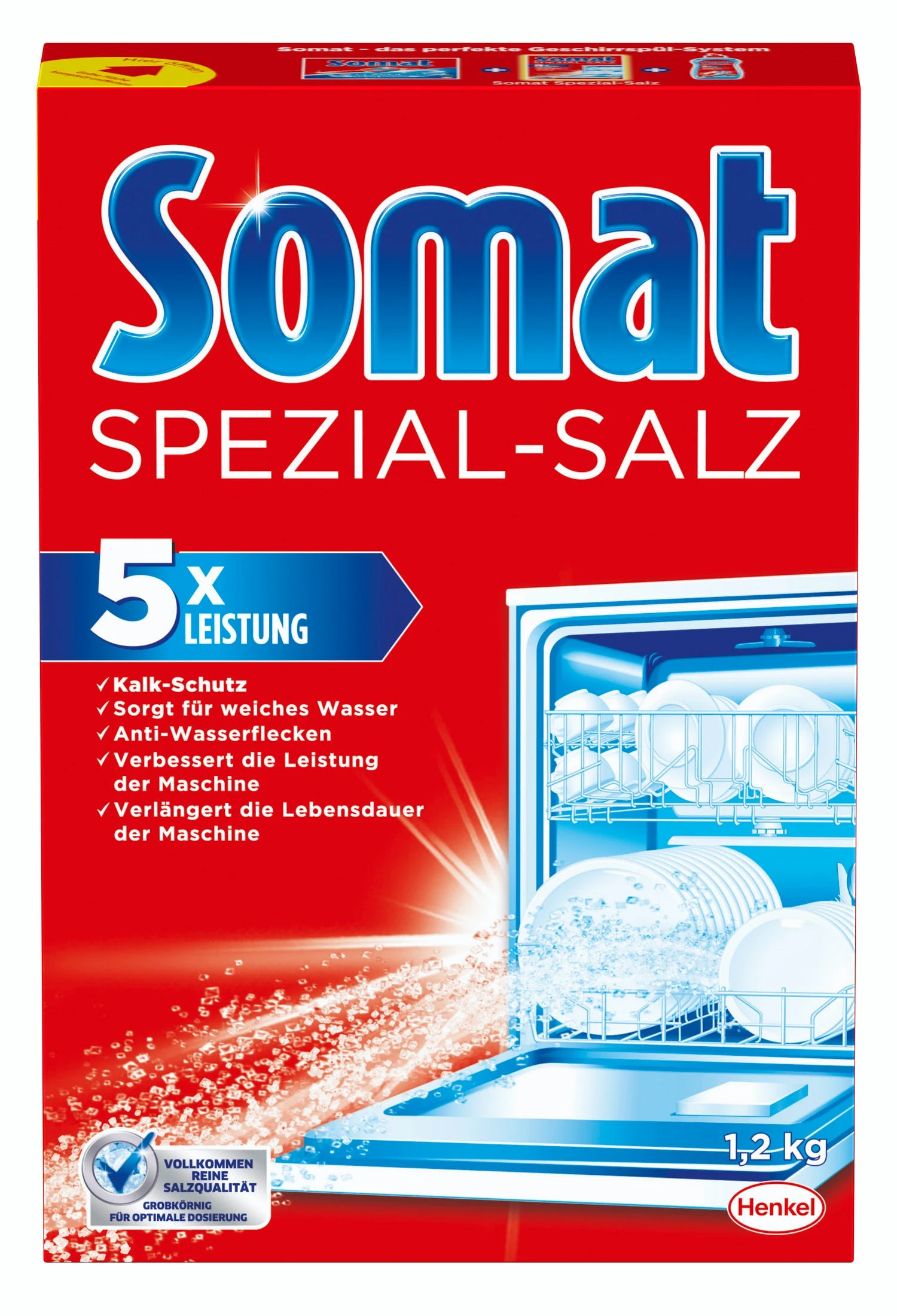 Somat Spülmaschinen SET Klarspüler 750ml & Spezial-Salz 1,2Kg Waschen Spülen 2 Somat Spülmaschinen SET Klarspüler 750ml & Spezial-Salz 1,2Kg Waschen Spülen – Bild 2