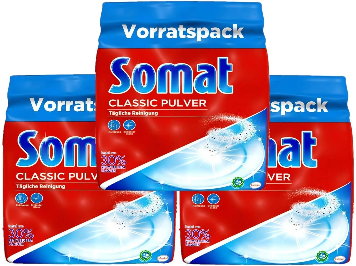 Somat Classic Pulver Geschirrspültabs Spülmachinentabs 3x1200 G Reinigung 1 Somat Classic Pulver Geschirrspültabs Spülmachinentabs 3x1200 G Reinigung