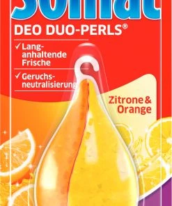 Somat Spülmaschinendeo, DEO DUO-PERLS®, Für 60 Reinigungen, Zitrone & Orange