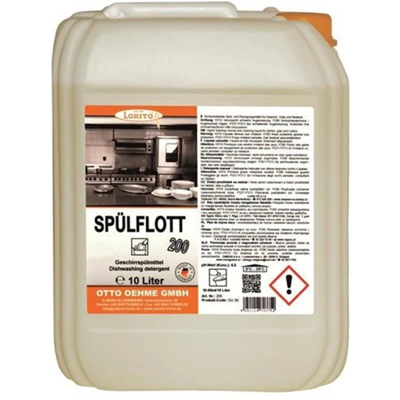 Lorito Geschirrspülmittel Spülflott 200 1 Liter 2 Lorito Geschirrspülmittel Spülflott 200 1 Liter – Bild 2