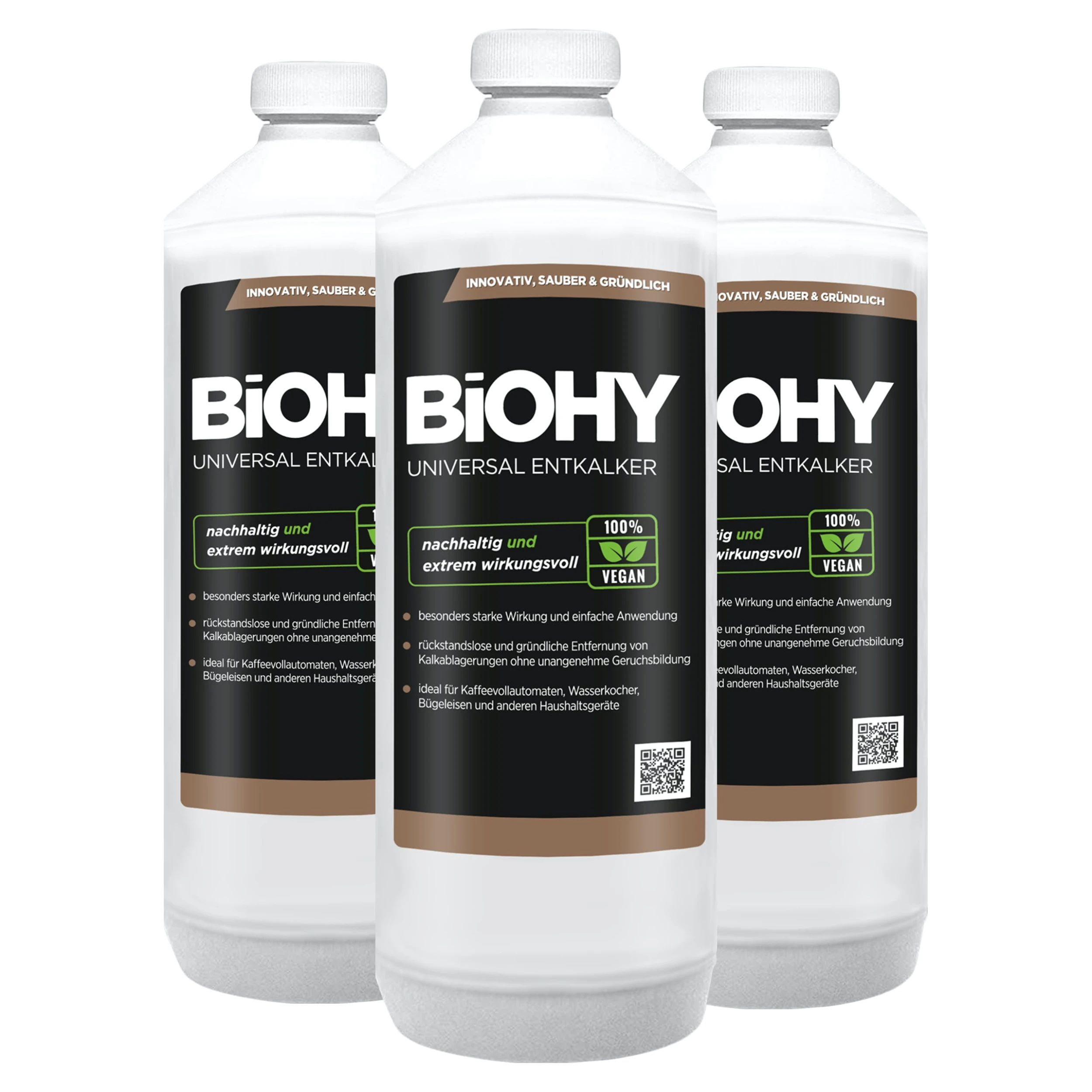 Null BiOHY Universal Entkalker (2x1l Flasche) | Konzentrat Für 20 Entkalkungsvorgänge Pro Flasche | Kompatibel Mit Allen Kaffeevollautomaten 2 Null BiOHY Universal Entkalker (2x1l Flasche) | Konzentrat Für 20 Entkalkungsvorgänge Pro Flasche | Kompatibel Mit Allen Kaffeevollautomaten – Bild 2