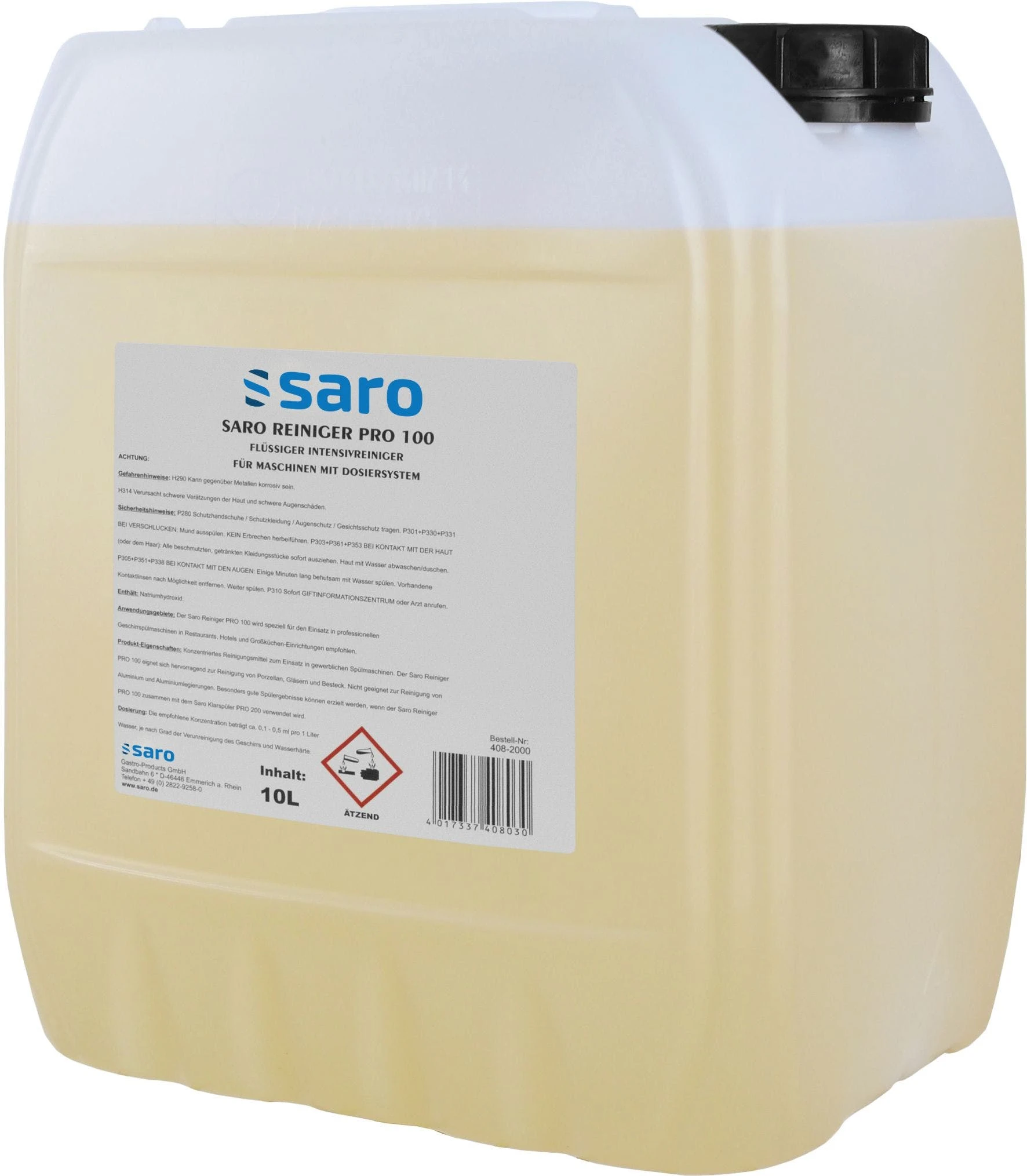 Null SARO Spülmaschinenreiniger Modell PRO 100 1 Null SARO Spülmaschinenreiniger Modell PRO 100