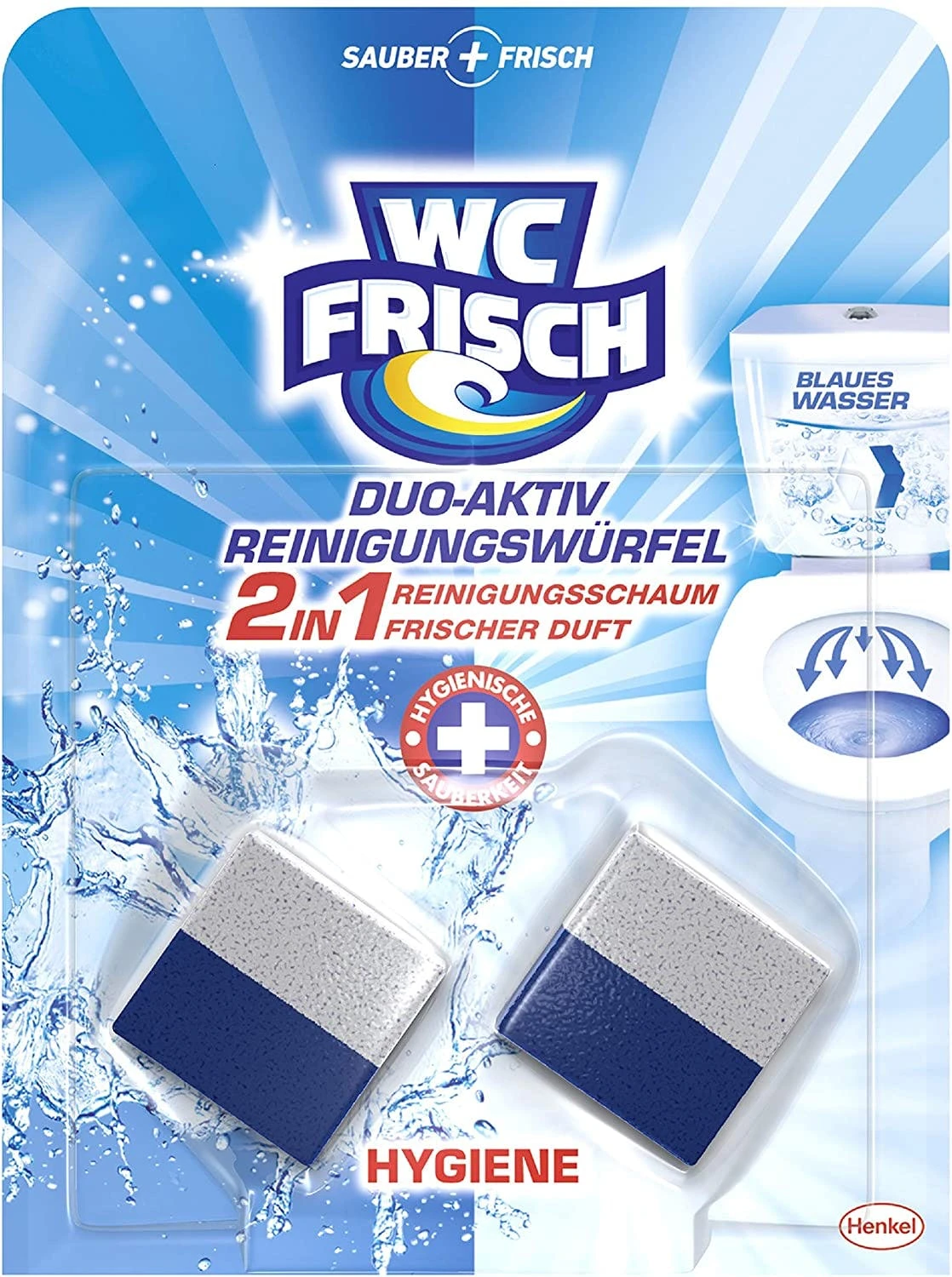 Null WC FRISCH Duo-Aktiv Hygiene Reinigungswürfel 100g WC Reiniger WC Reinigung 1 Null WC FRISCH Duo-Aktiv Hygiene Reinigungswürfel 100g WC Reiniger WC Reinigung