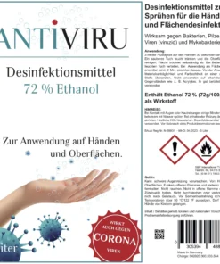 Null ANTiVIRU | Desinfektionsmittel 5L Kanister | Handdesinfektion & Flächendesinfektion | Viruzid | Anwendungsfertig -WC Frisch-Shop 8d0199c3 0b27 4bee a221 59694c9e6dc1