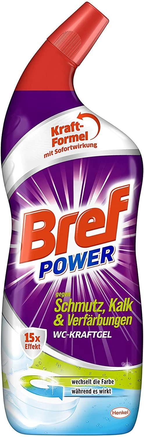 Null Bref Power WC KraftGel 15x Effekt 750 Ml WC Reiniger Badreiniger Reinigung 2 Null Bref Power WC KraftGel 15x Effekt 750 Ml WC Reiniger Badreiniger Reinigung – Bild 2