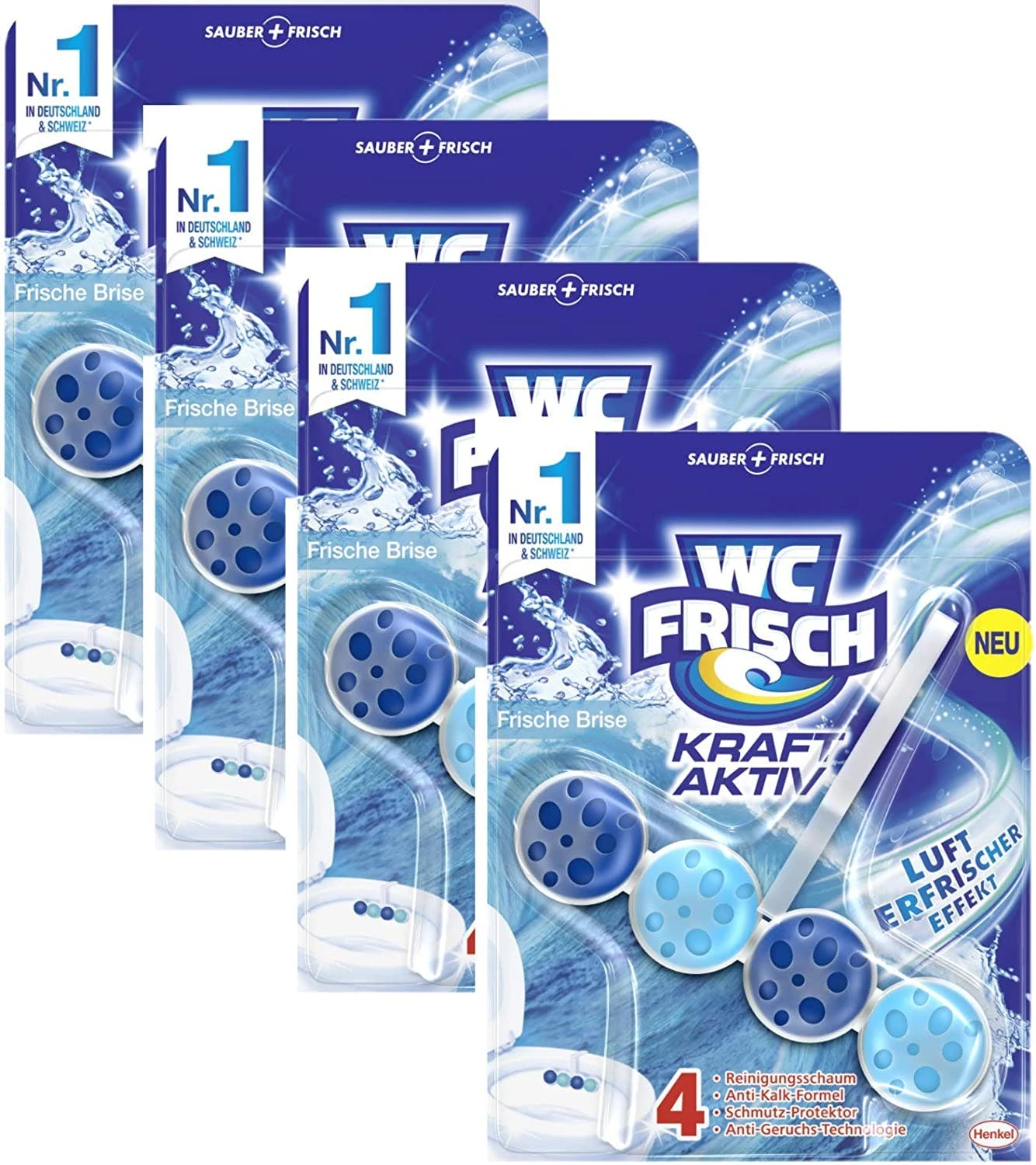 Null WC Frisch Kraft Aktiv 4er Pack Duftspüler Urlaubsträume Hawaii 4x1Stück Reiniger 4 Null WC Frisch Kraft Aktiv 4er Pack Duftspüler Urlaubsträume Hawaii 4x1Stück Reiniger – Bild 4