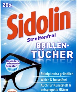 Null Sidolin Brillenputztücher 20 Stück Reinigungstücher Tücher Reinigen Putztuch