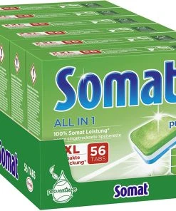Somat All In 1 Pro Nature Spülmaschinen Tabs 6x56 Tabs Spülmittel Spülen