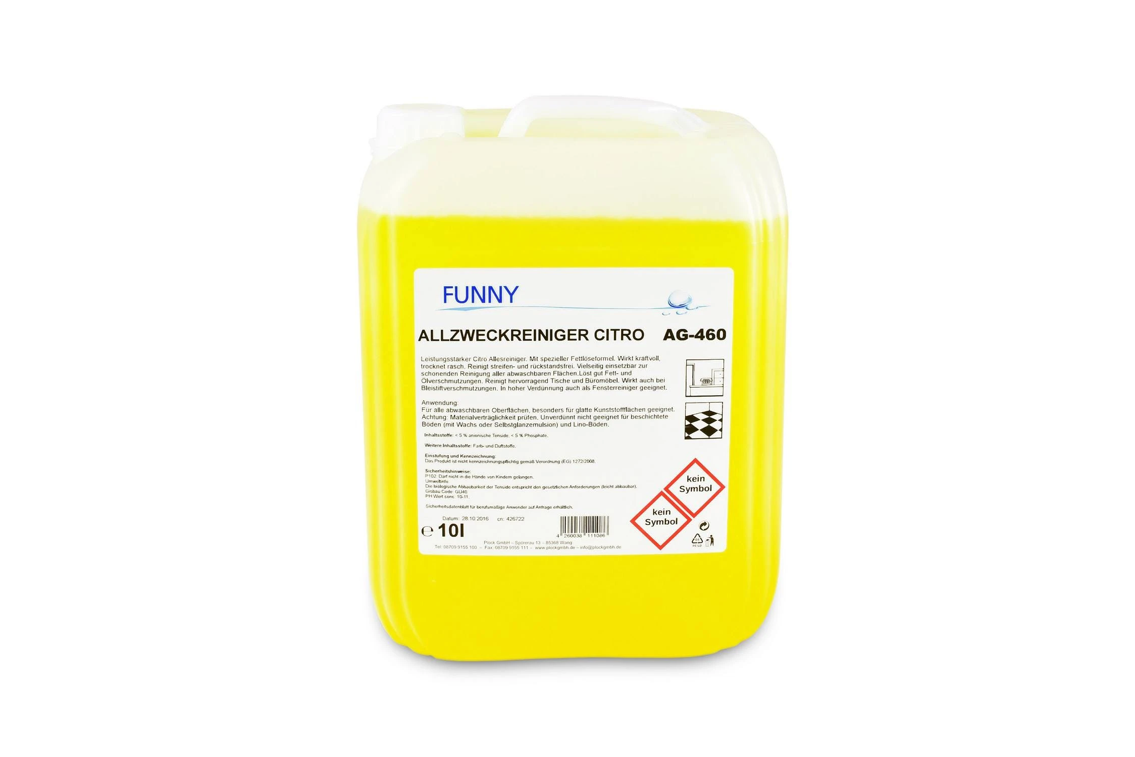 Funny Citro Allzweckreiniger, 10 Liter Kanister, Streifenfrei 6 Funny Citro Allzweckreiniger, 10 Liter Kanister, Streifenfrei – Bild 6