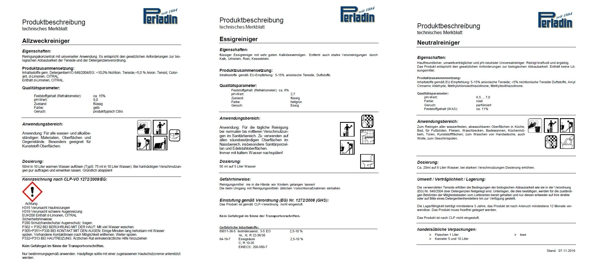 Null Perladin 3er Set Essigreiniger Neutralreiniger Allzweckreiniger 1L Flaschen 1 Liter Konzentrat 7 Null Perladin 3er Set Essigreiniger Neutralreiniger Allzweckreiniger 1L Flaschen 1 Liter Konzentrat – Bild 7